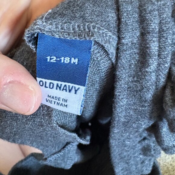 Old Navy Baby Girl Overalls Dark Grey Size 12-18 Months - Picture 7 of 8